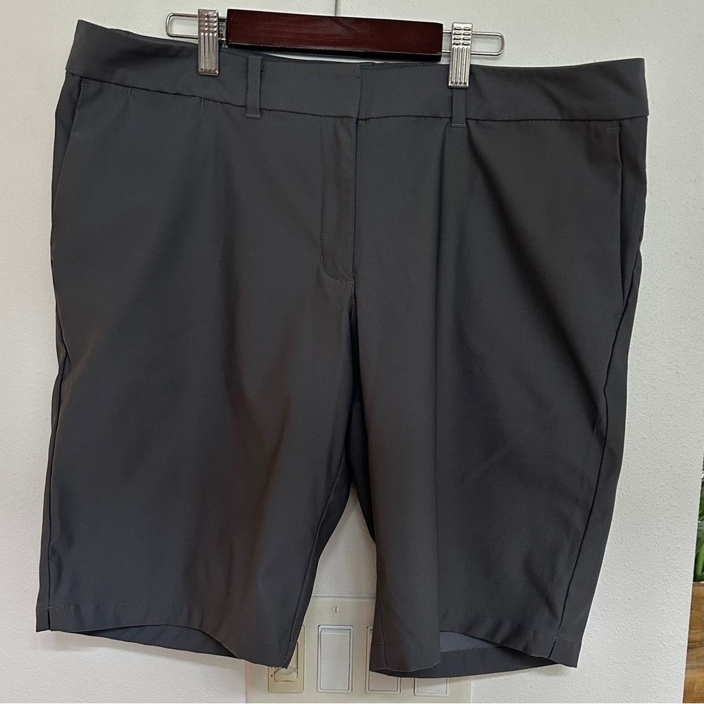 Nike Gray Bermuda Shorts Tailored Knee-Length
